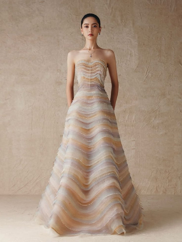 Camille Strapless Gown