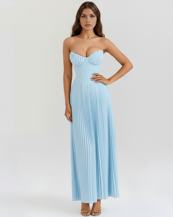 Willa Pleated Maxi Dress