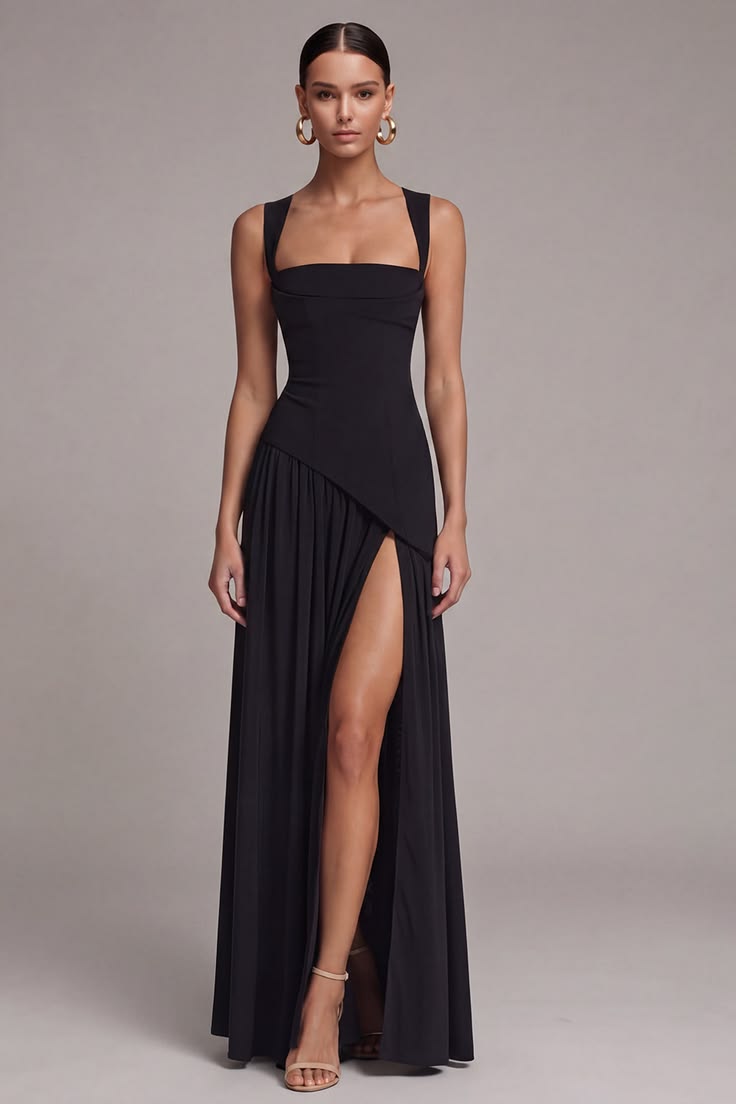 Zuri Maxi Dress - Black