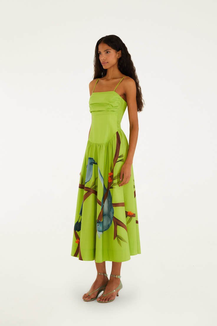 Flora Maxi Dress - Green