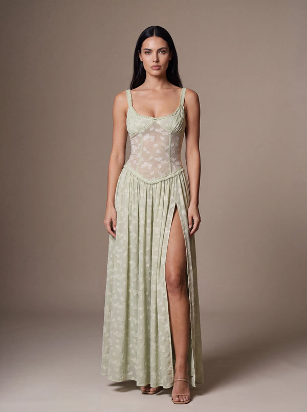 Althea Corset Maxi Dress