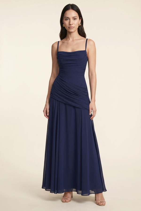 Amandine Cowl Neck Maxi Dress