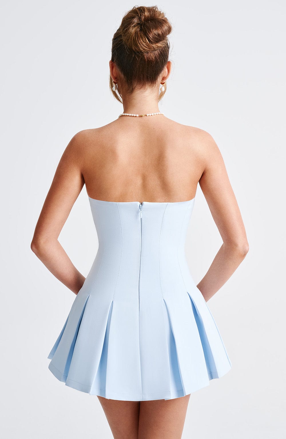 Esme Flared Strapless Mini Dress