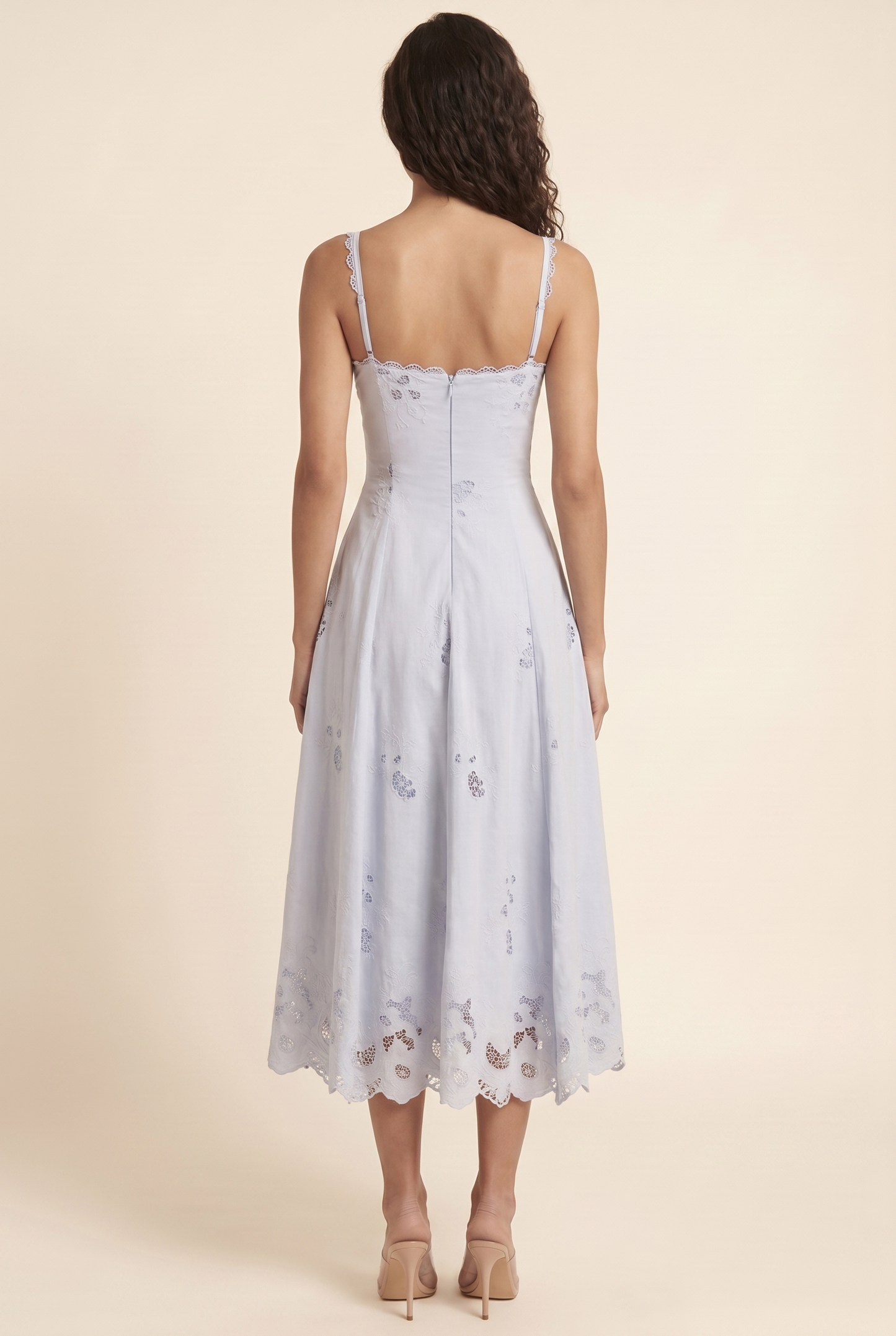 Verena Ruched Plunge Maxi Dress