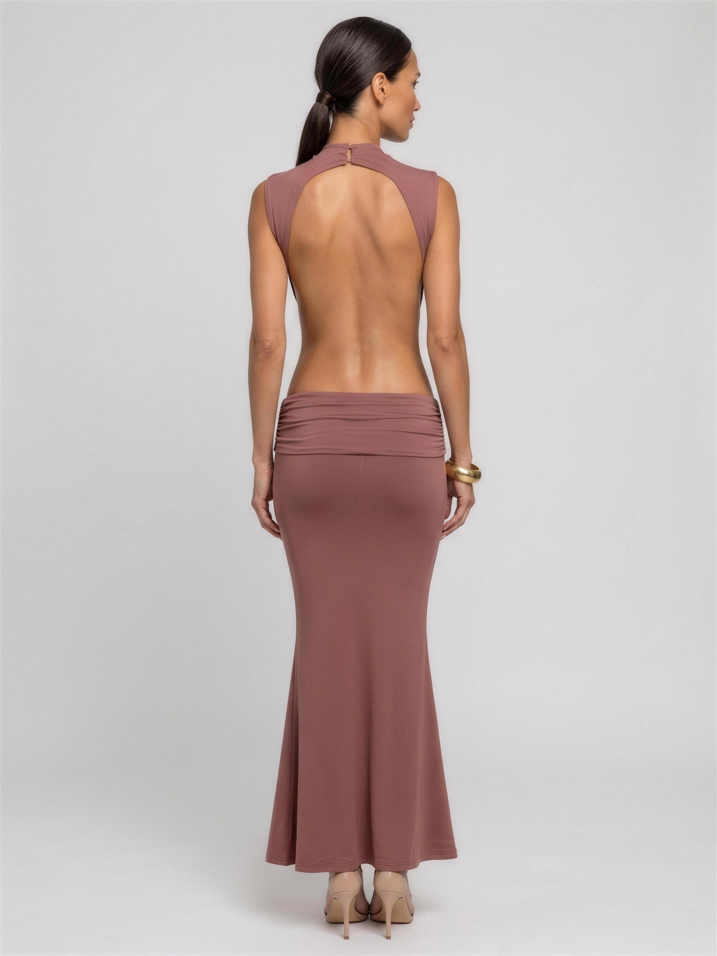 Ayla Maxi Dress - Rose