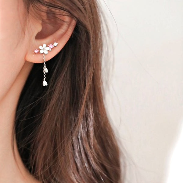 Adelie Cherry Blossom Earrings