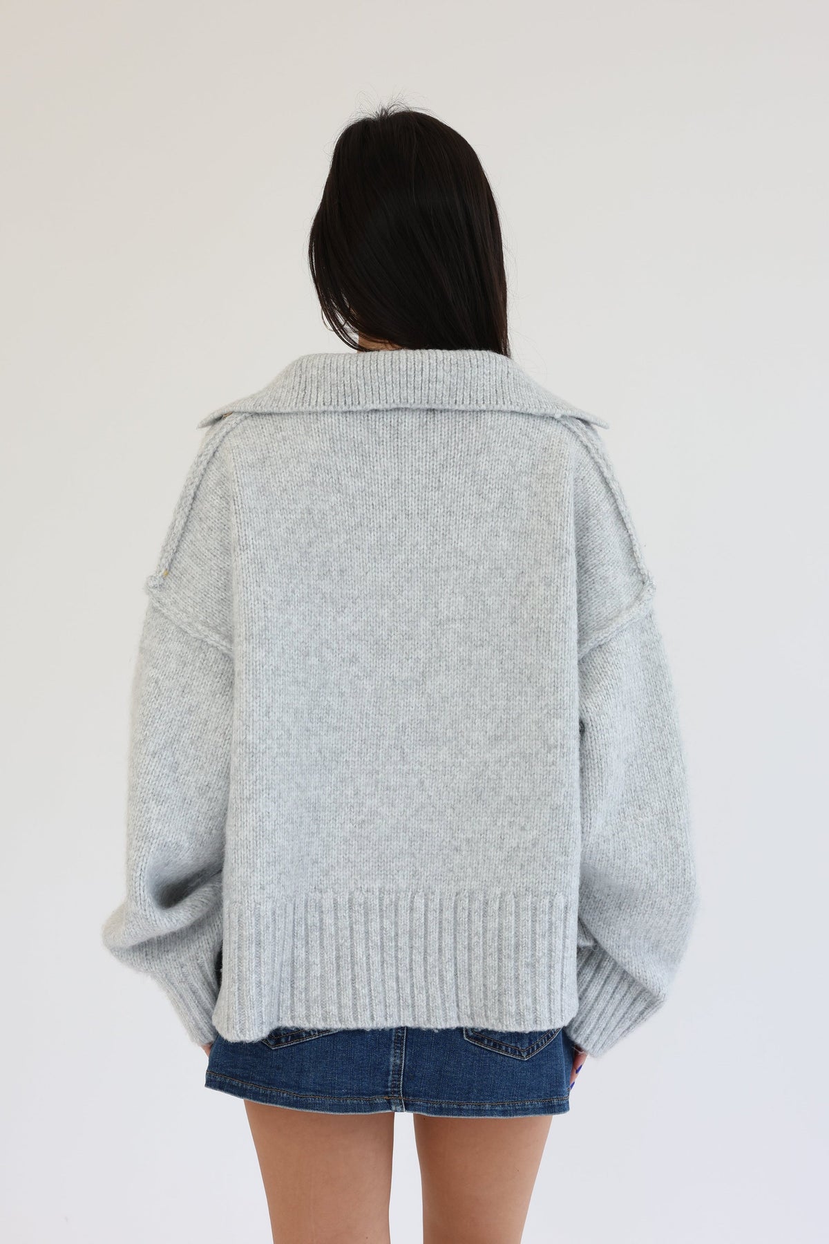 Amorette V-Neck Knit Top