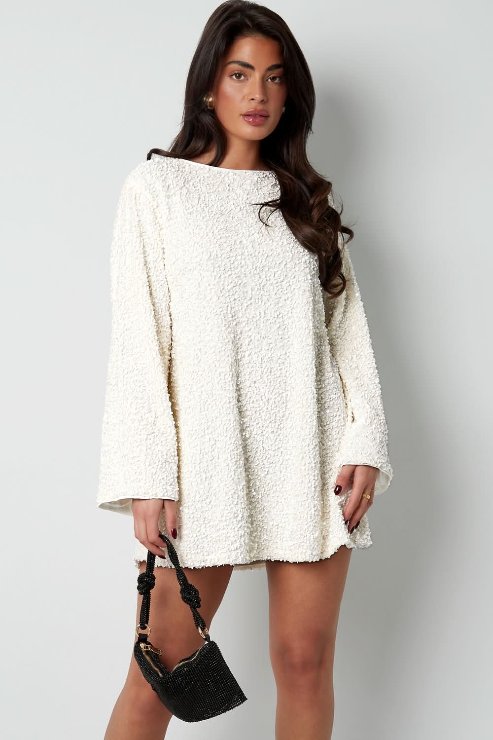 beau mini dress Quilted Mini Dress in Pink Triangles Beau & Ro