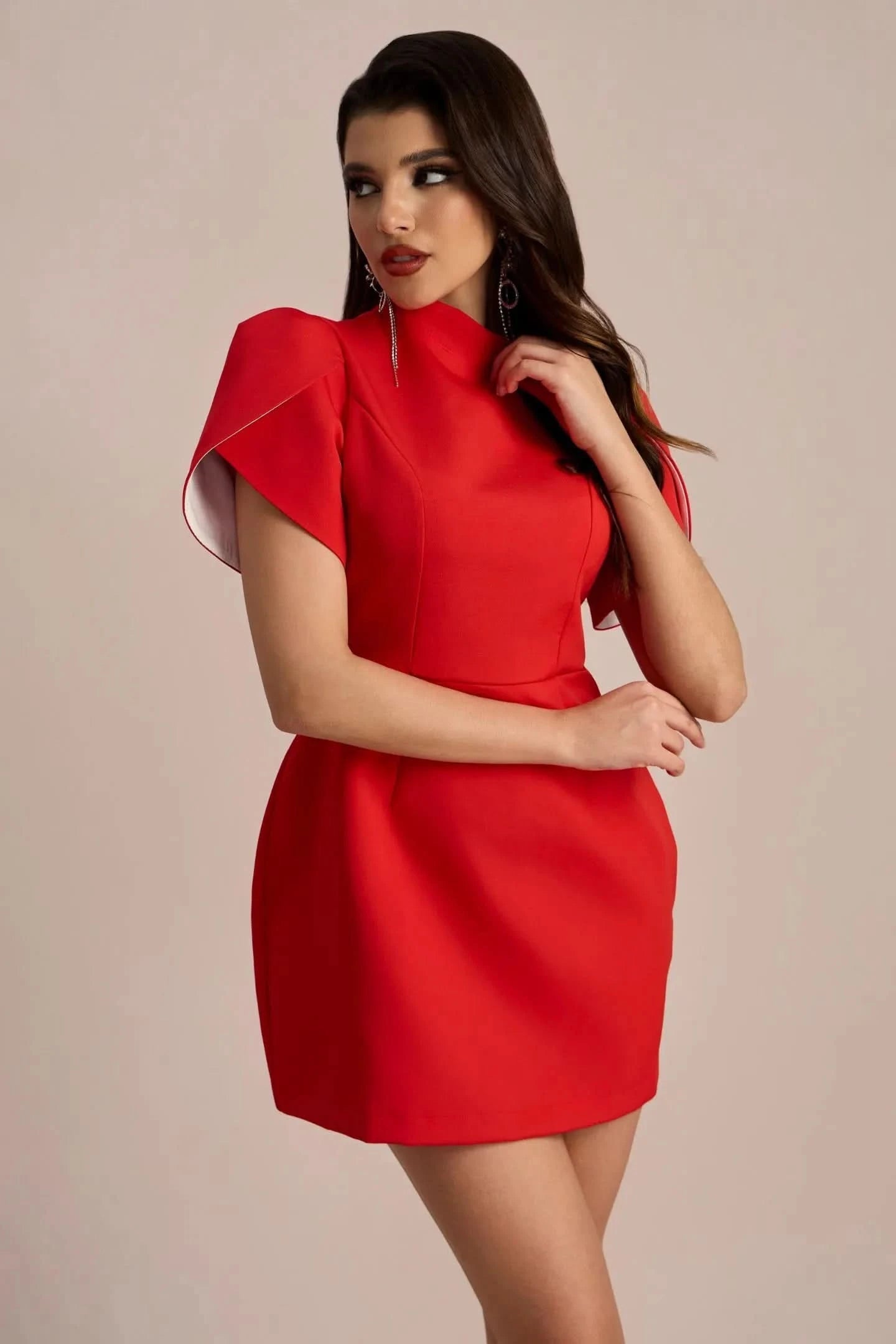 Women's Trendy Summer Red Cocktail Party Mini Dress for Women – Kylies