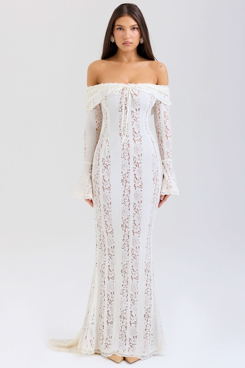 white lace summer maxi dress Women's Tiered Maxi Dress with Spaghetti Straps and Lace summwe Casual Dress,S,White