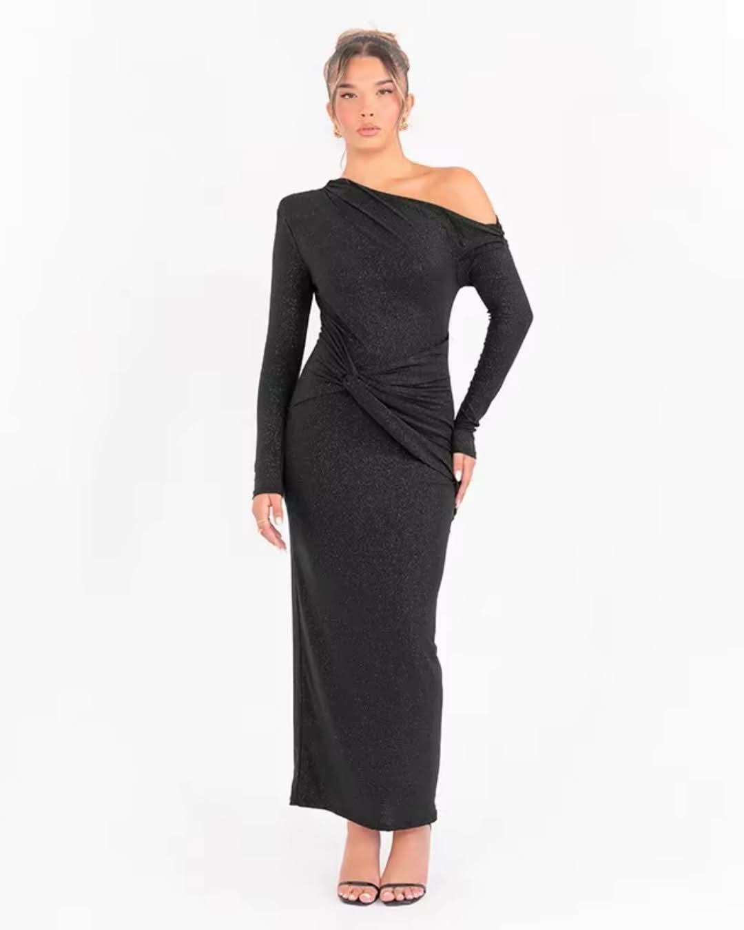 Women's Summer Black Cocktail Party Maxi Dress for Women – Kylies Label Women's Summer Black Cocktail Party Maxi Dress for Women – Kylies Label
