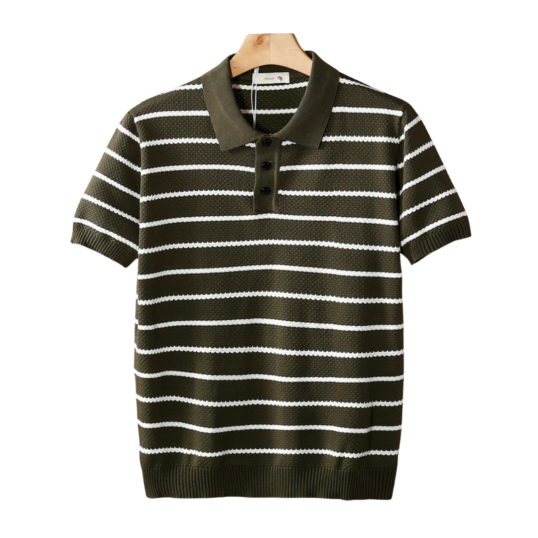 Everett Striped Polo Shirt