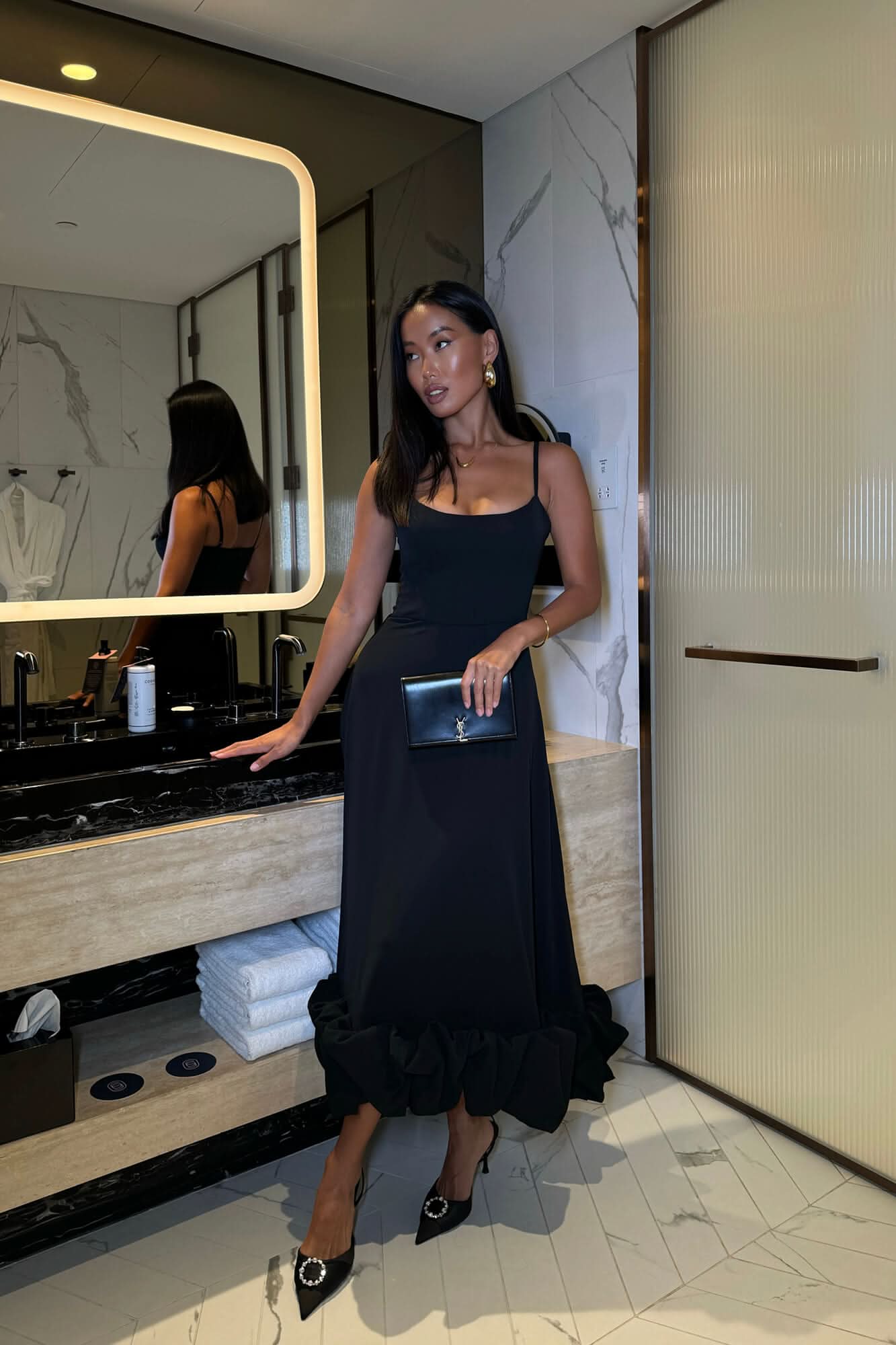 black dress midi party Black Midi Dresses - Shop Online