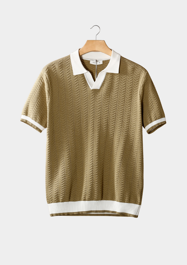 Luca Textured Polo Shirt