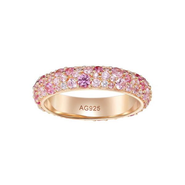 Nuala Pink Pave Ring