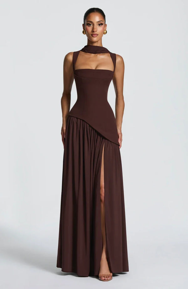 Oaklynn Square Neck Maxi Dress
