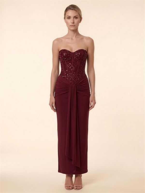 Olympe Corset Maxi Dress