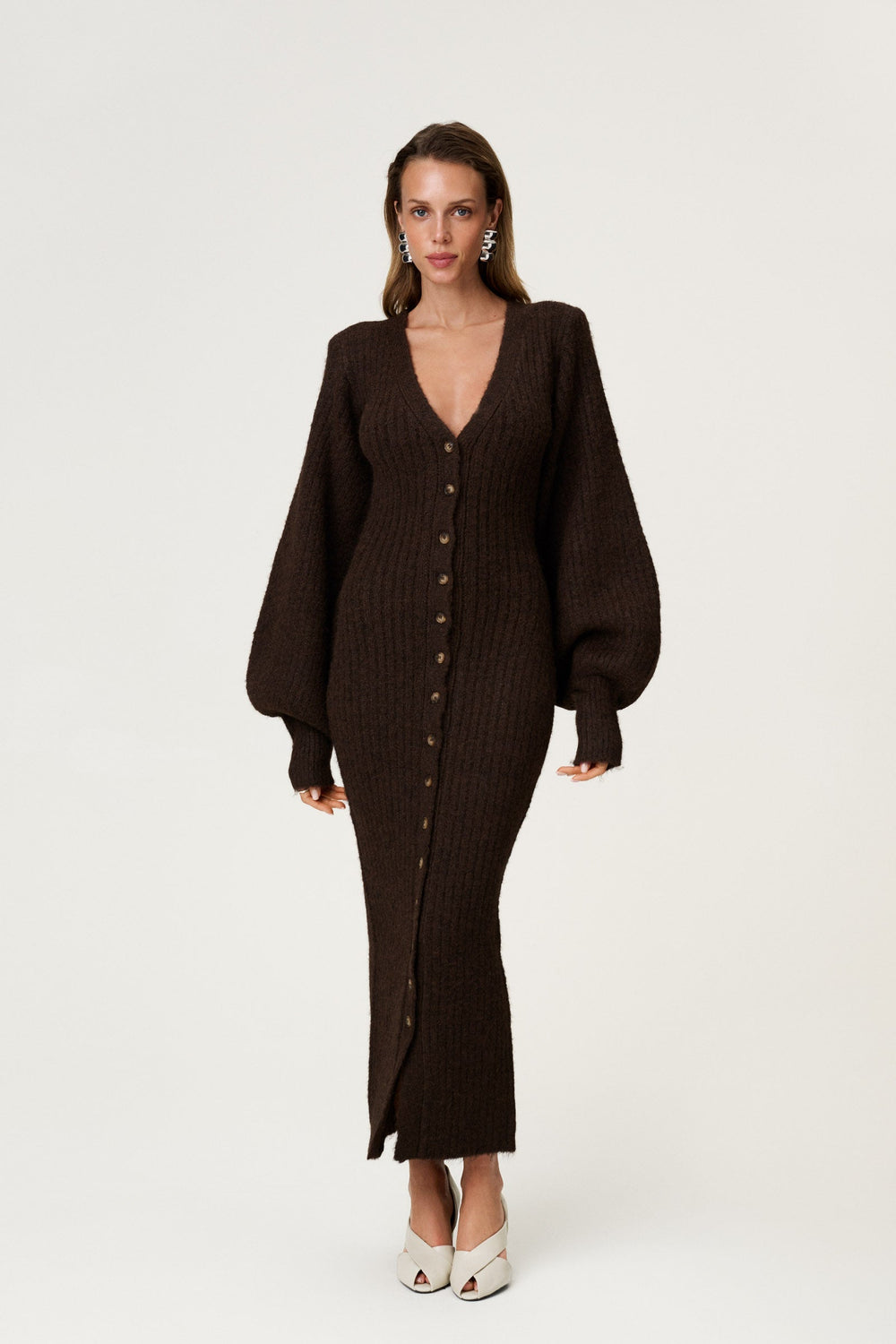 Palena Maxi Dress - Brown