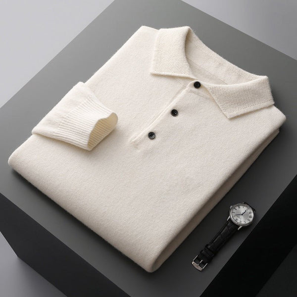 Rhys Long Sleeve Knit Polo