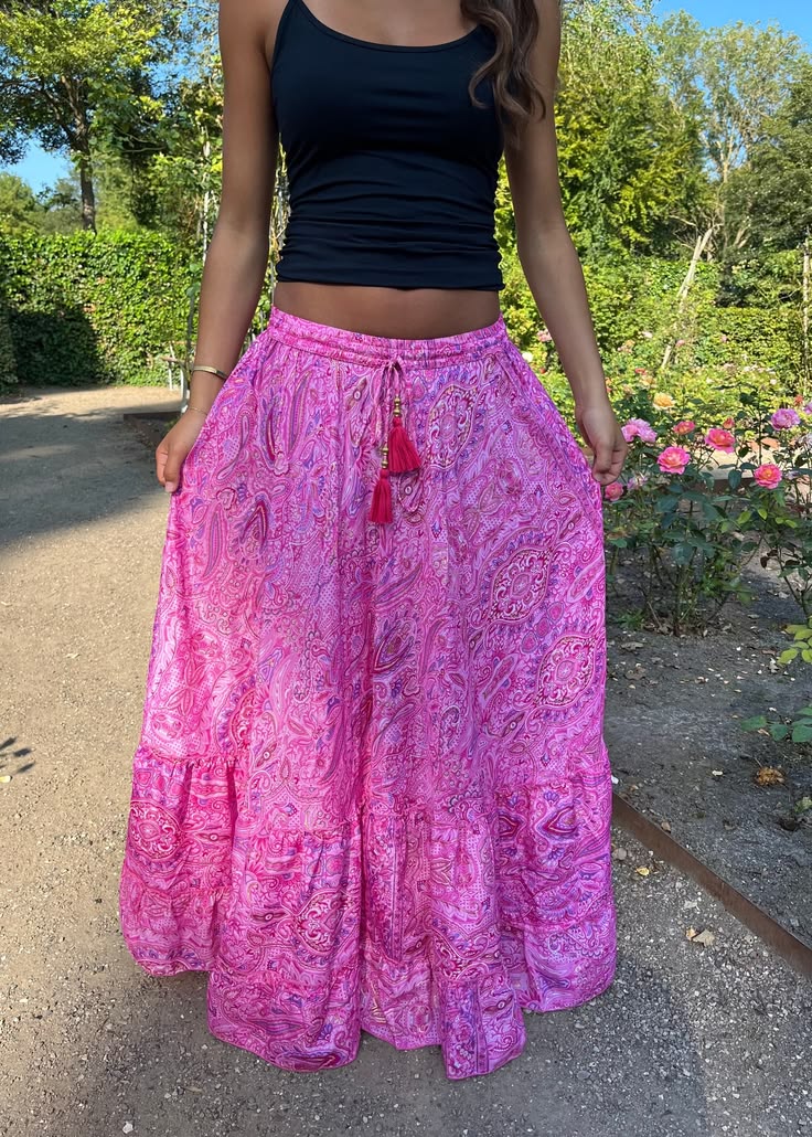 Micaela Maxi Skirt - Gold