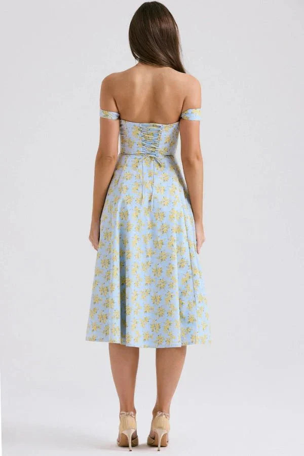 Coralie Off Shoulder Midi Dress