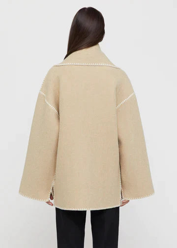 Jessy Elegant Scarf Coat