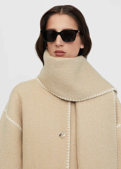 Jessy Elegant Scarf Coat