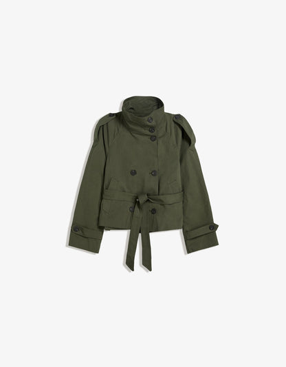 Ceora Cropped Trench