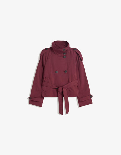 Ceora Cropped Trench