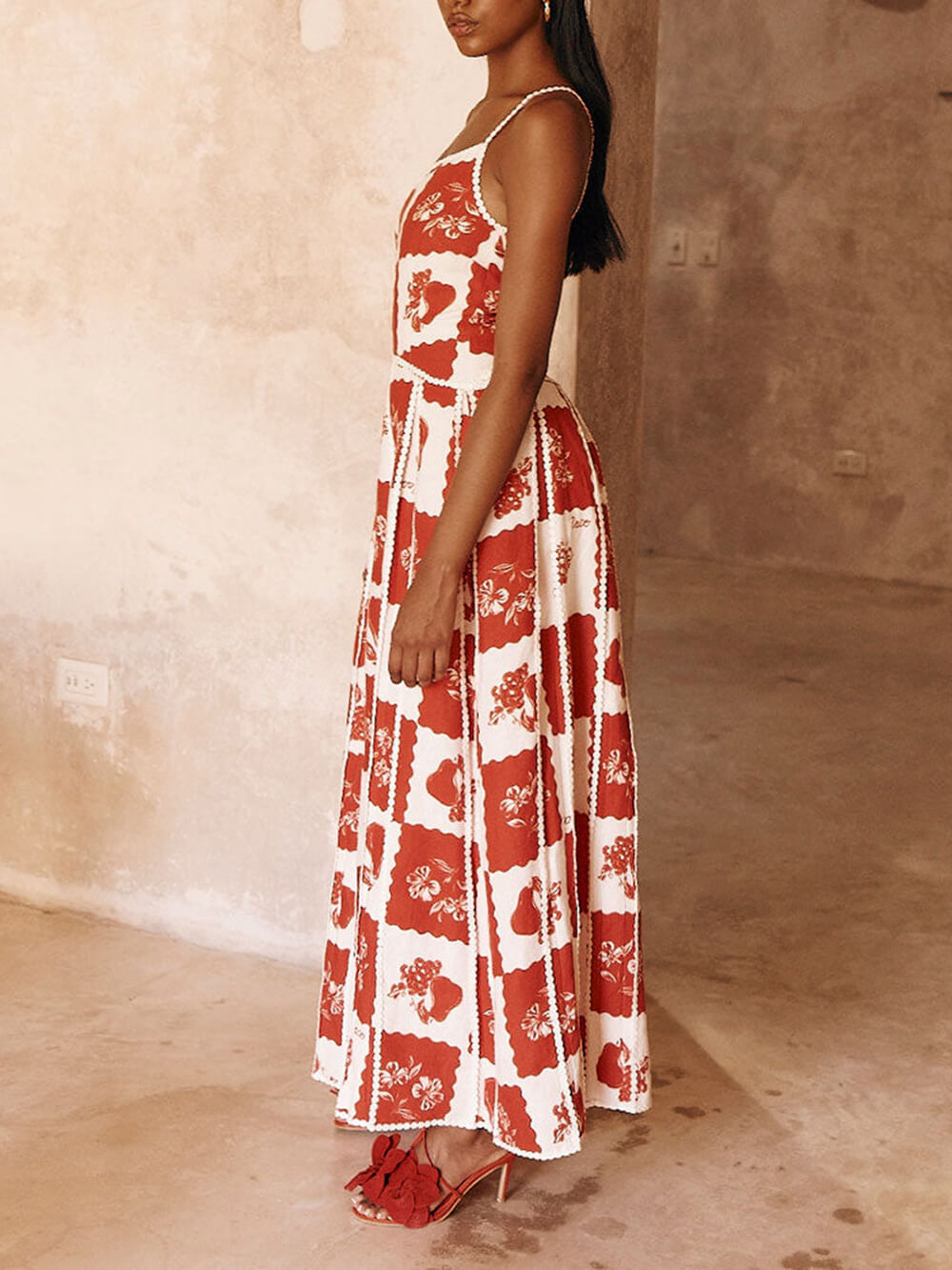 Indira Floral Maxi Dress