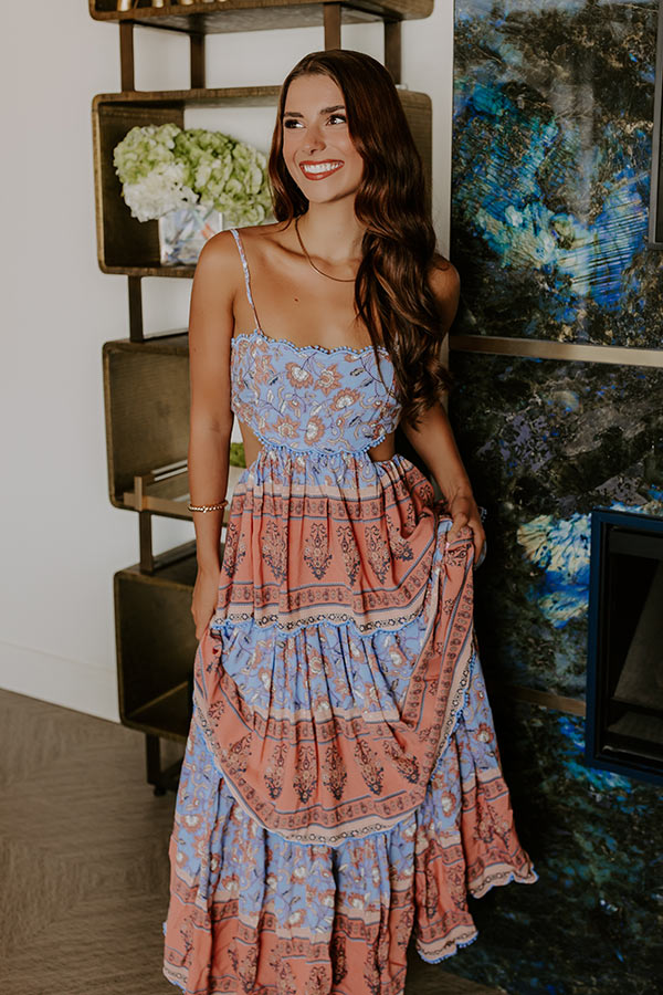 Viola Maxi Dress - Blue