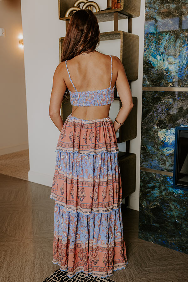 Viola Maxi Dress - Blue