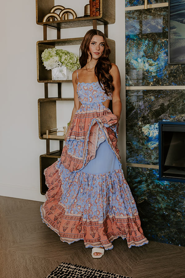 Viola Maxi Dress - Sky Blue