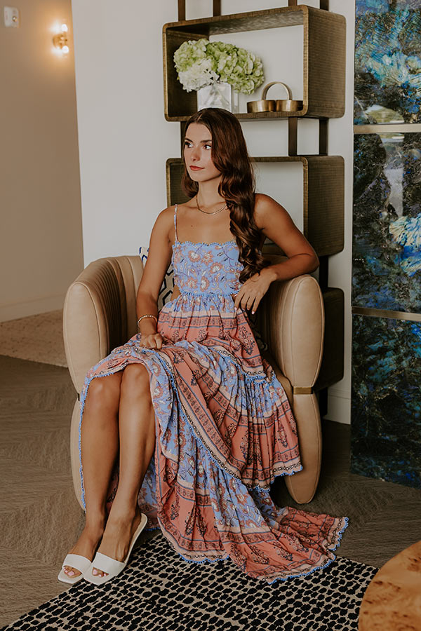 Viola Maxi Dress - Blue