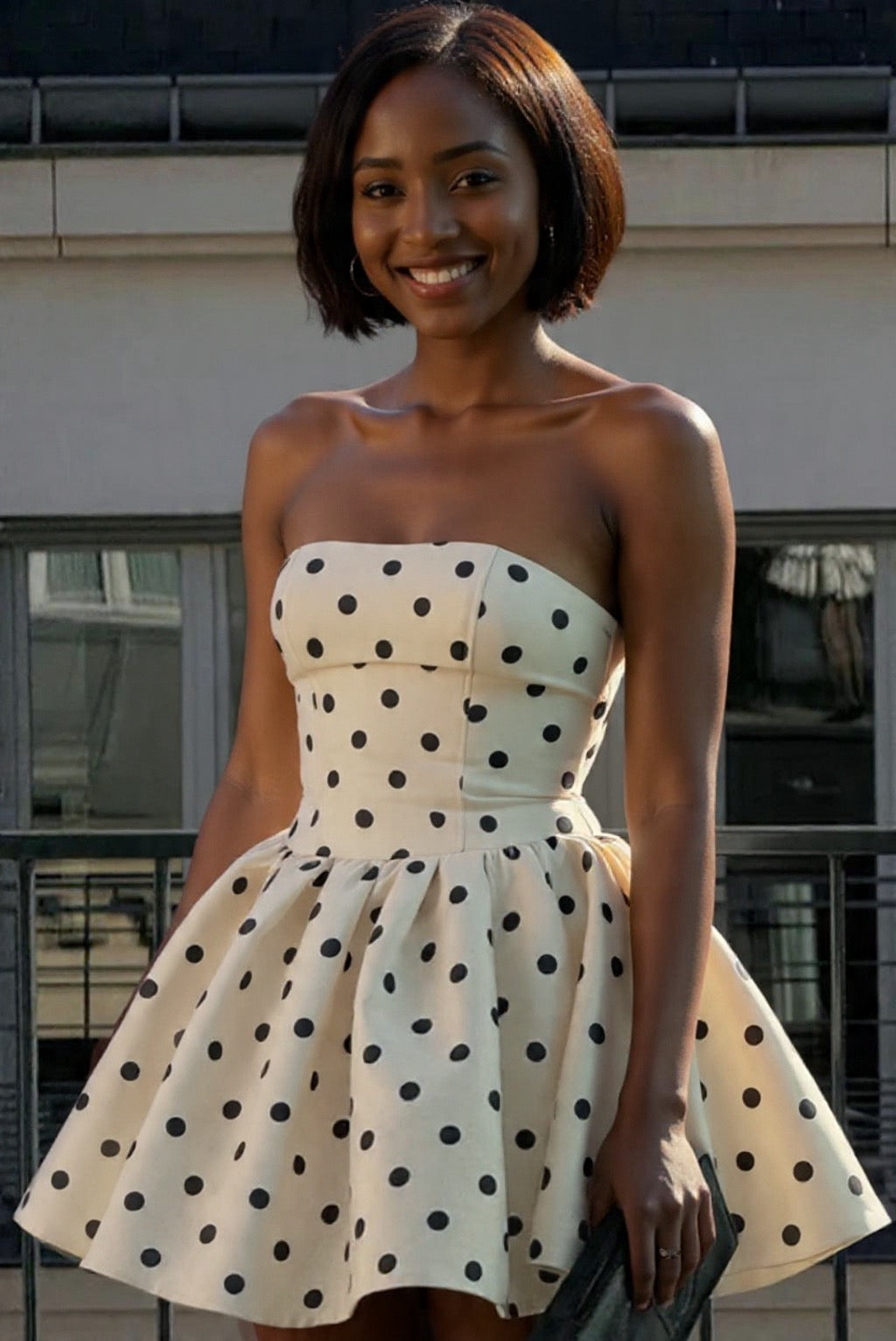 Guinevere Mini Dress - Polka Dot