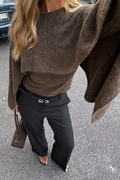 Stella Knitted Cape Top