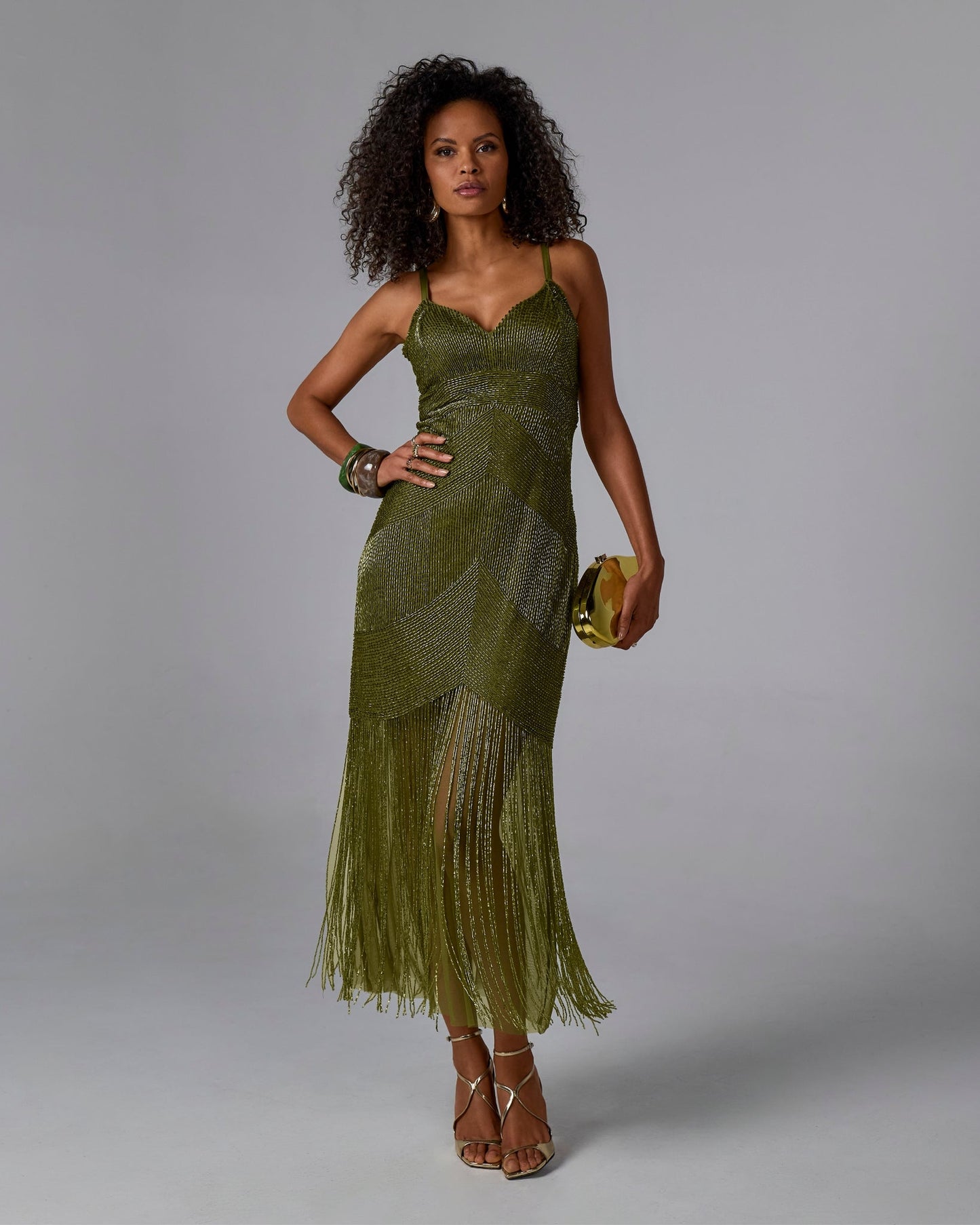 Gwen Maxi Dress - Olive