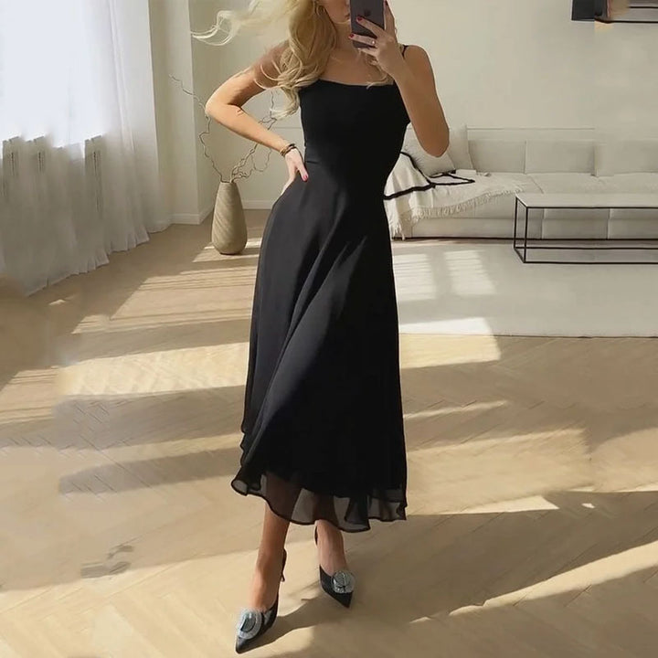 Michaela Midi Dress - Black