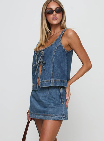 Stefenie Denim Set