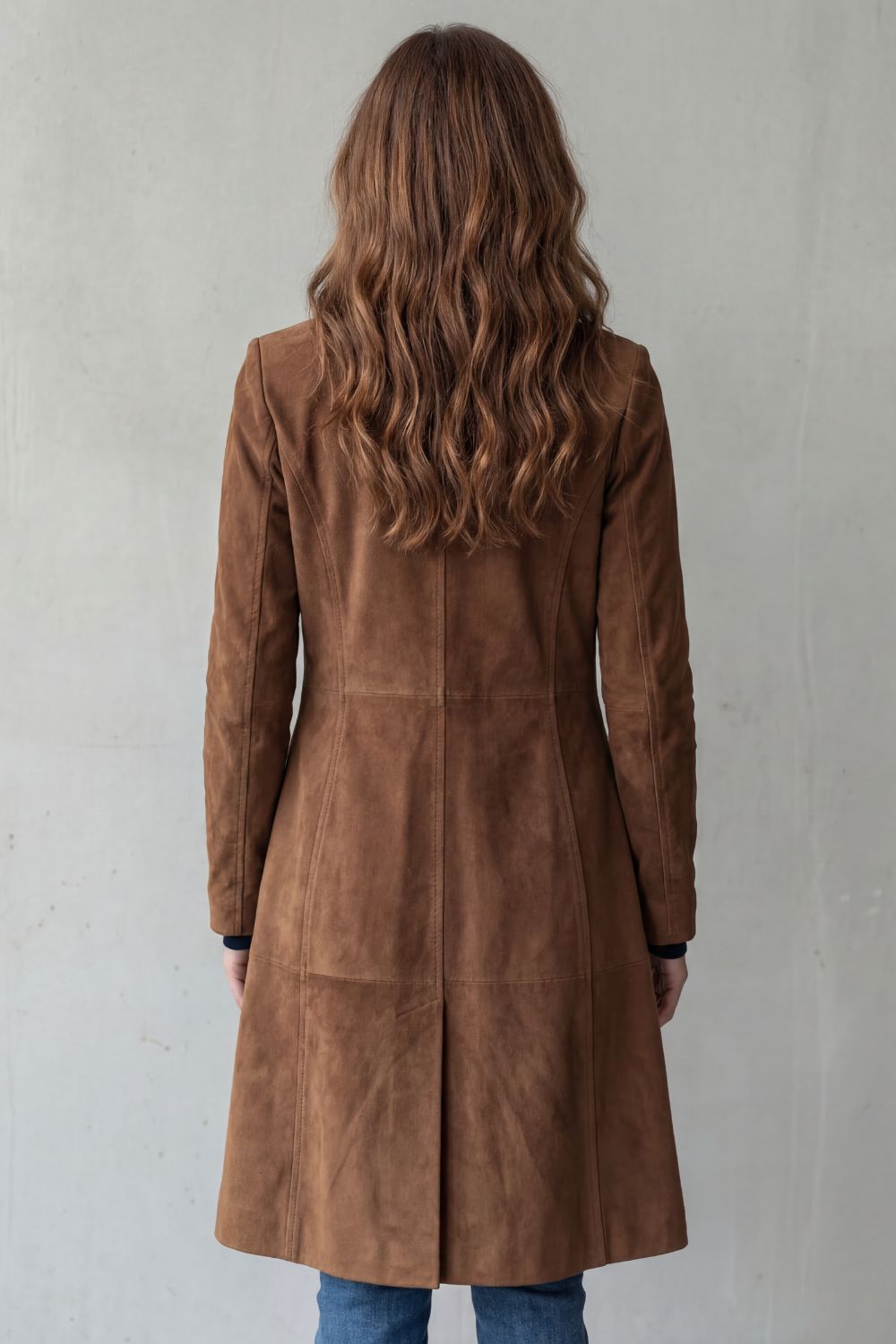 Marloe Suede Longline Coat
