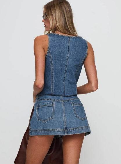 Stefenie Denim Set