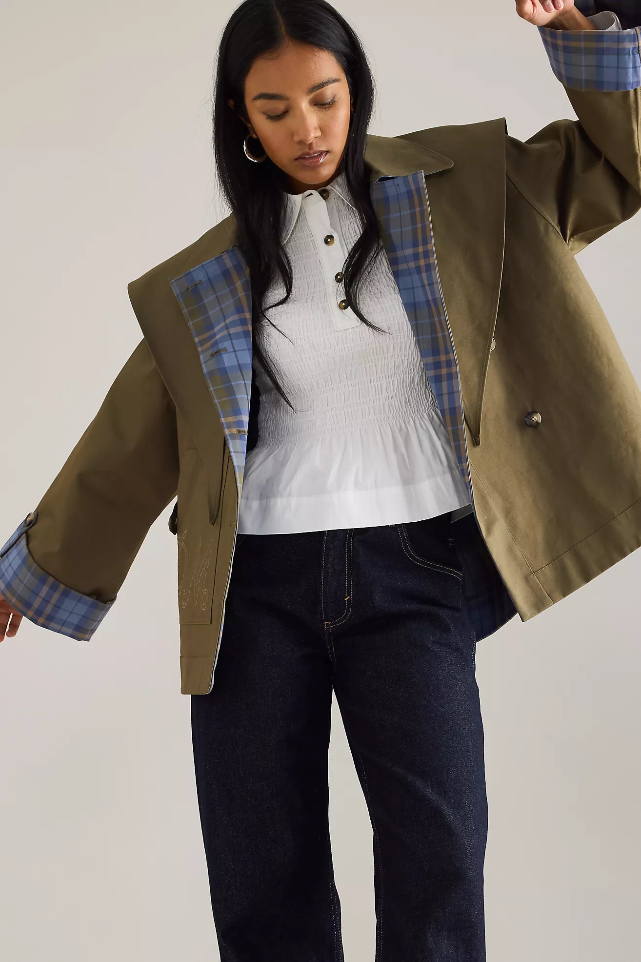 Olivia Reversable Trench Coat