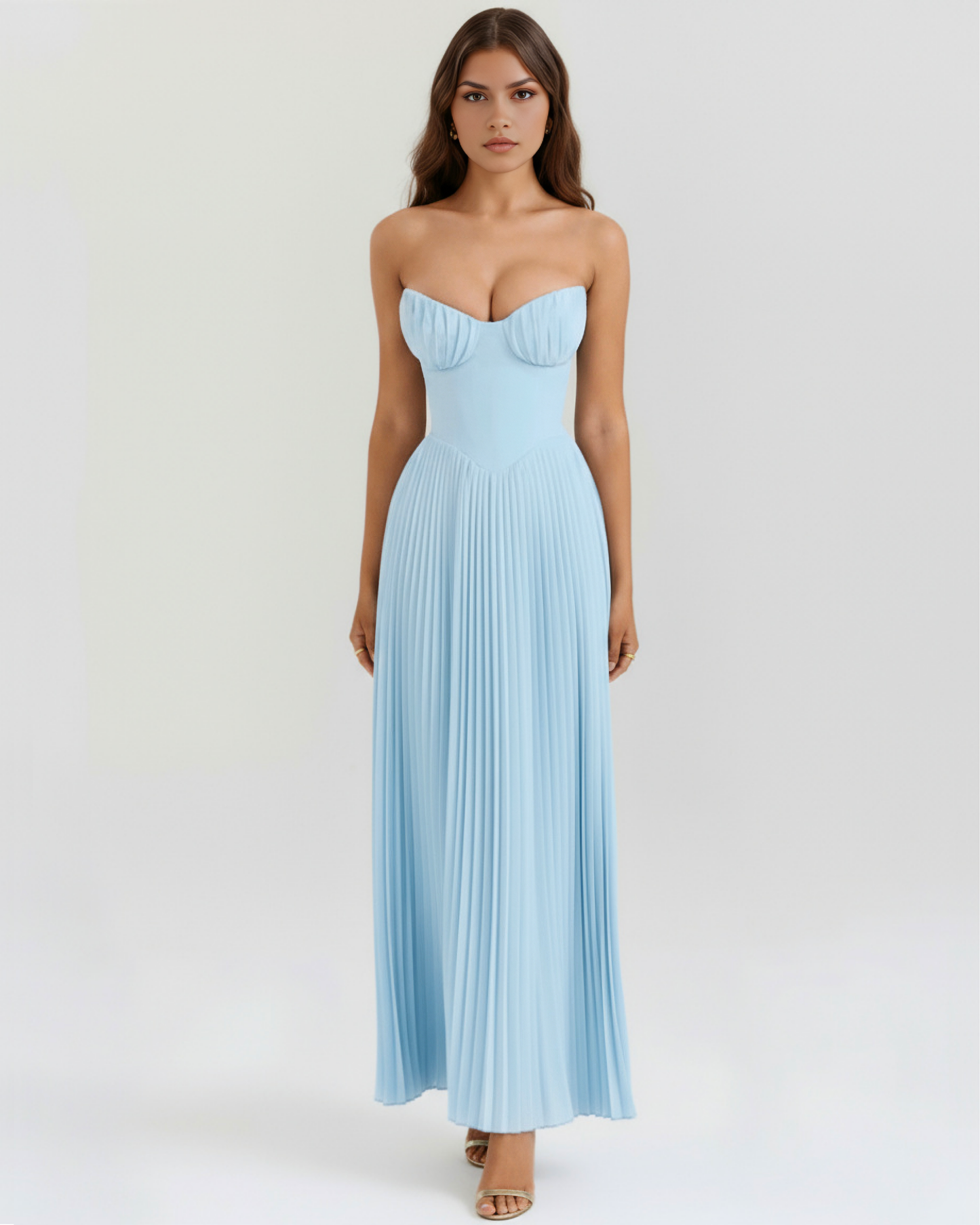 Willa Pleated Maxi Dress