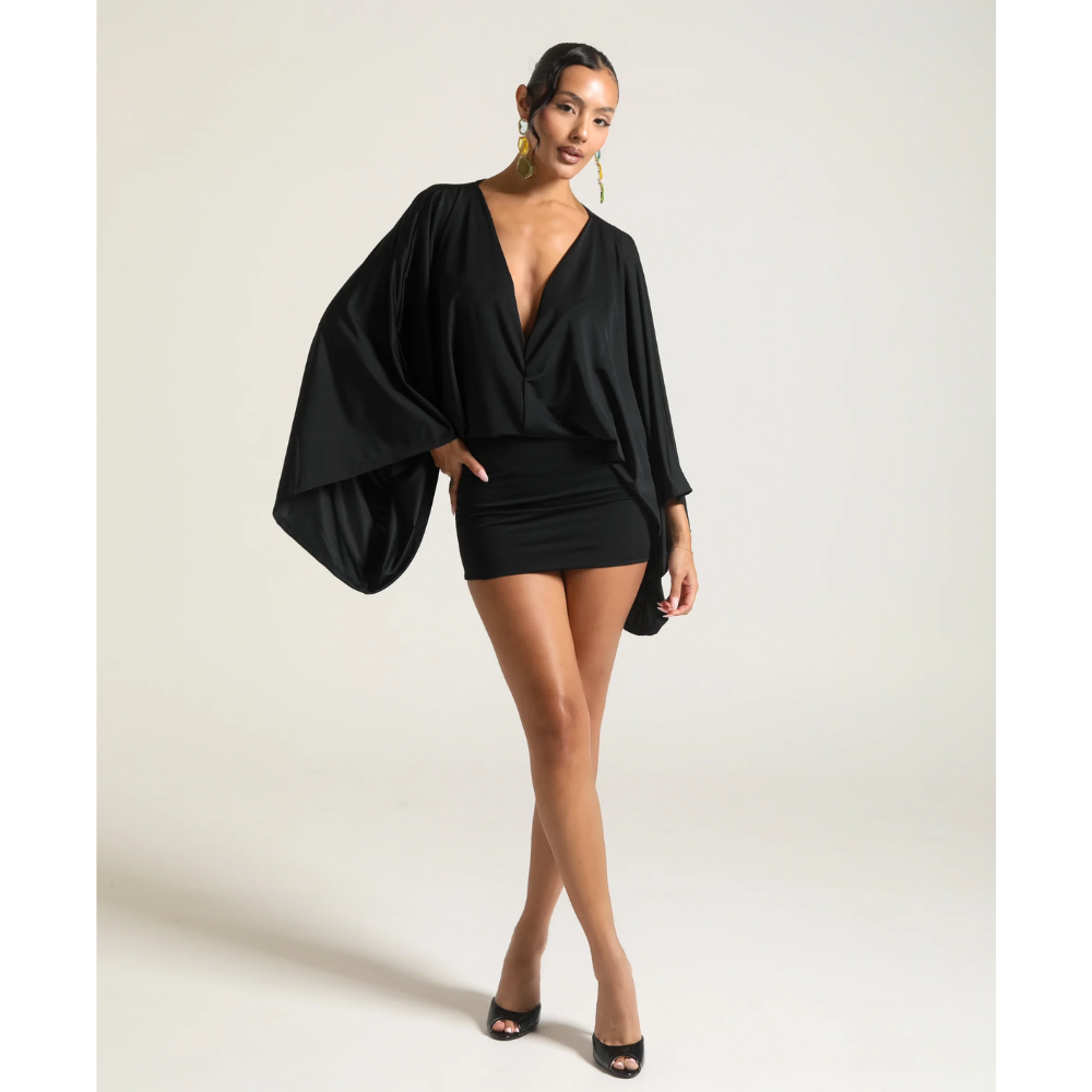 Laila Mini Dress - Black