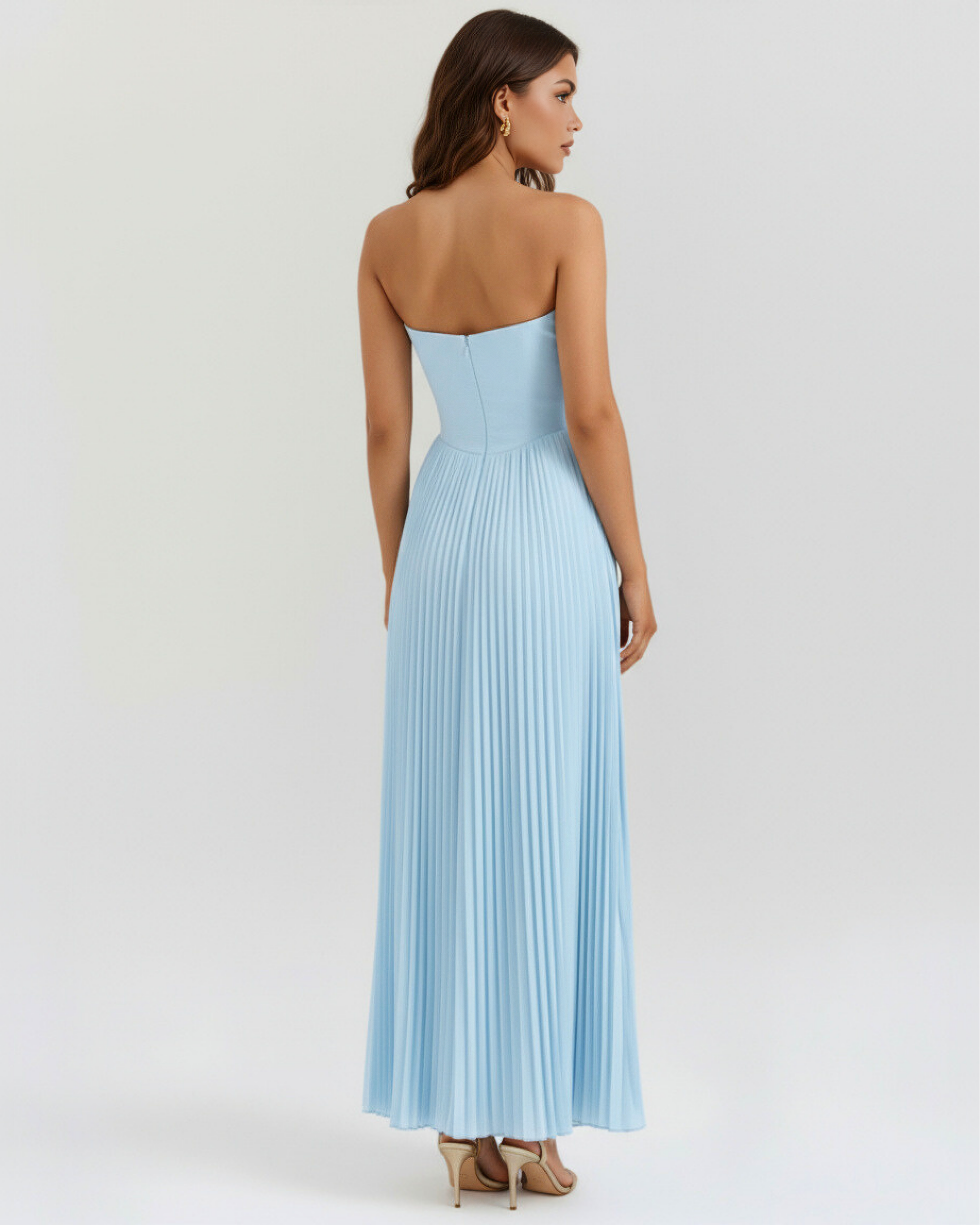 Willa Pleated Maxi Dress
