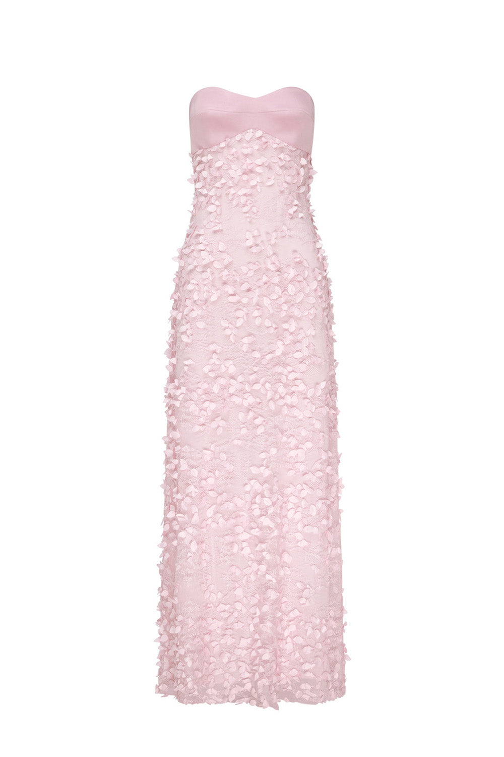 Marisol Satin Sweetheart Maxi Dress