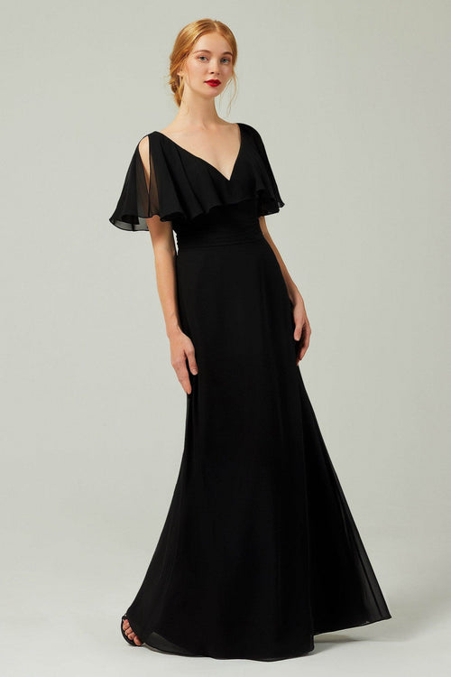 Liberty Caftan Maxi Dress - Black