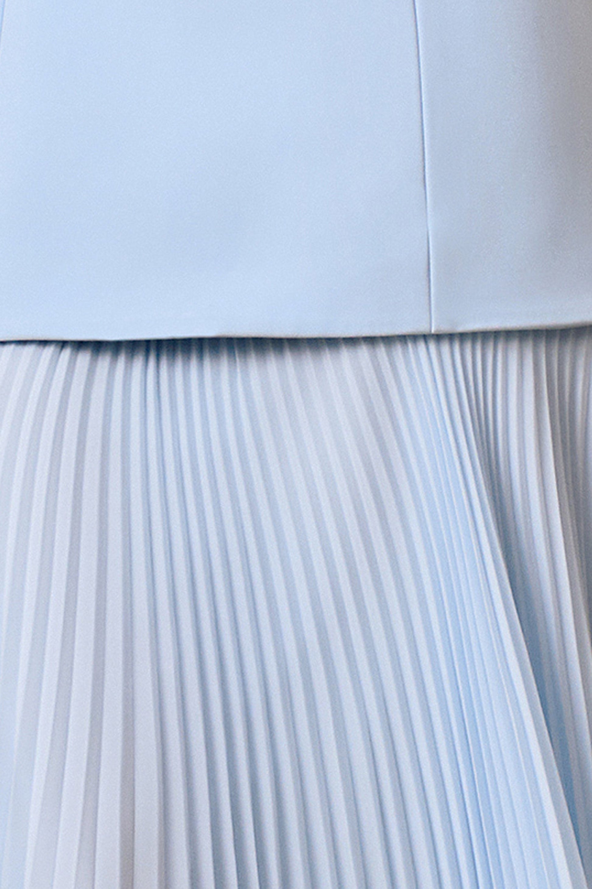 Liana Pleated High Maxi Dress