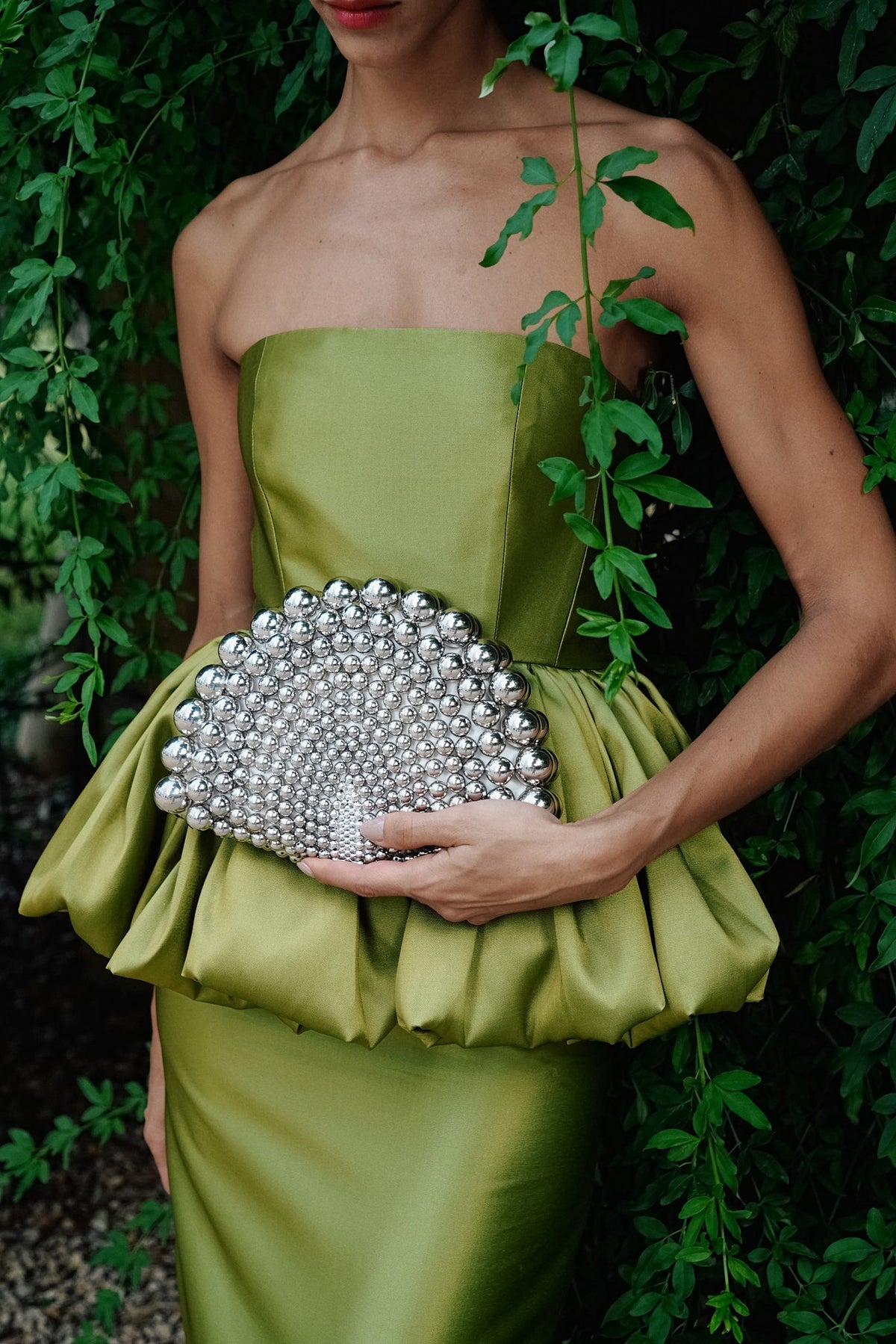 Blair Silk Gown - Green