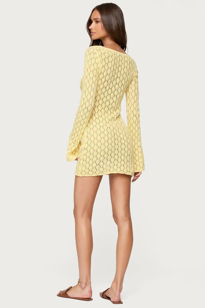 Mare Crochet Mini Dress